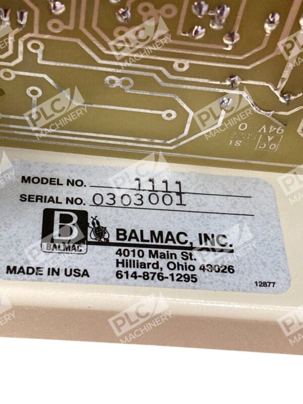 Balmac Vibration Monitor Model 1111 - Image 4