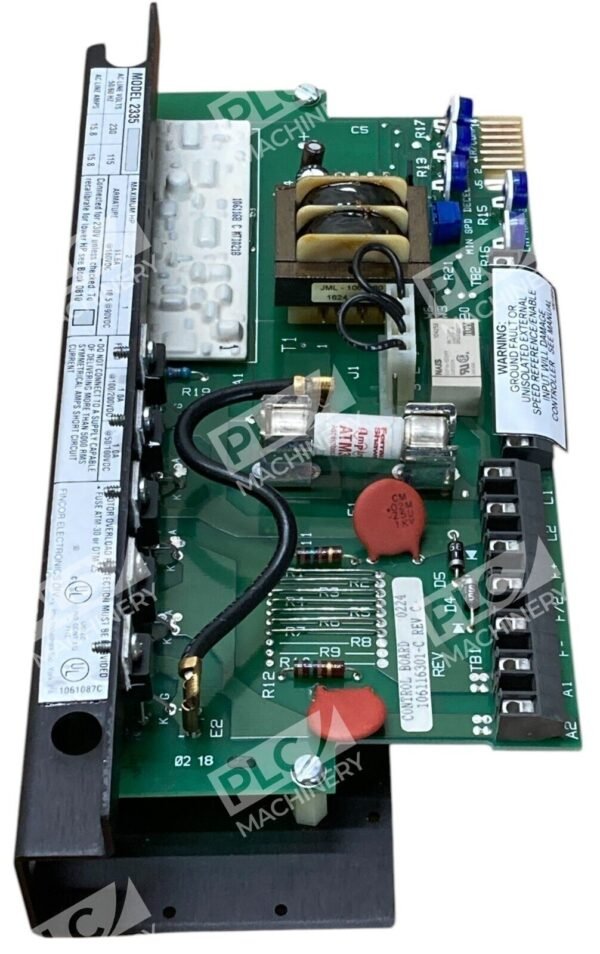 Fincor Electronics Nidec 1 Phase 230VAC/2HP 115VAC/1HP Motor Drive Model 2335