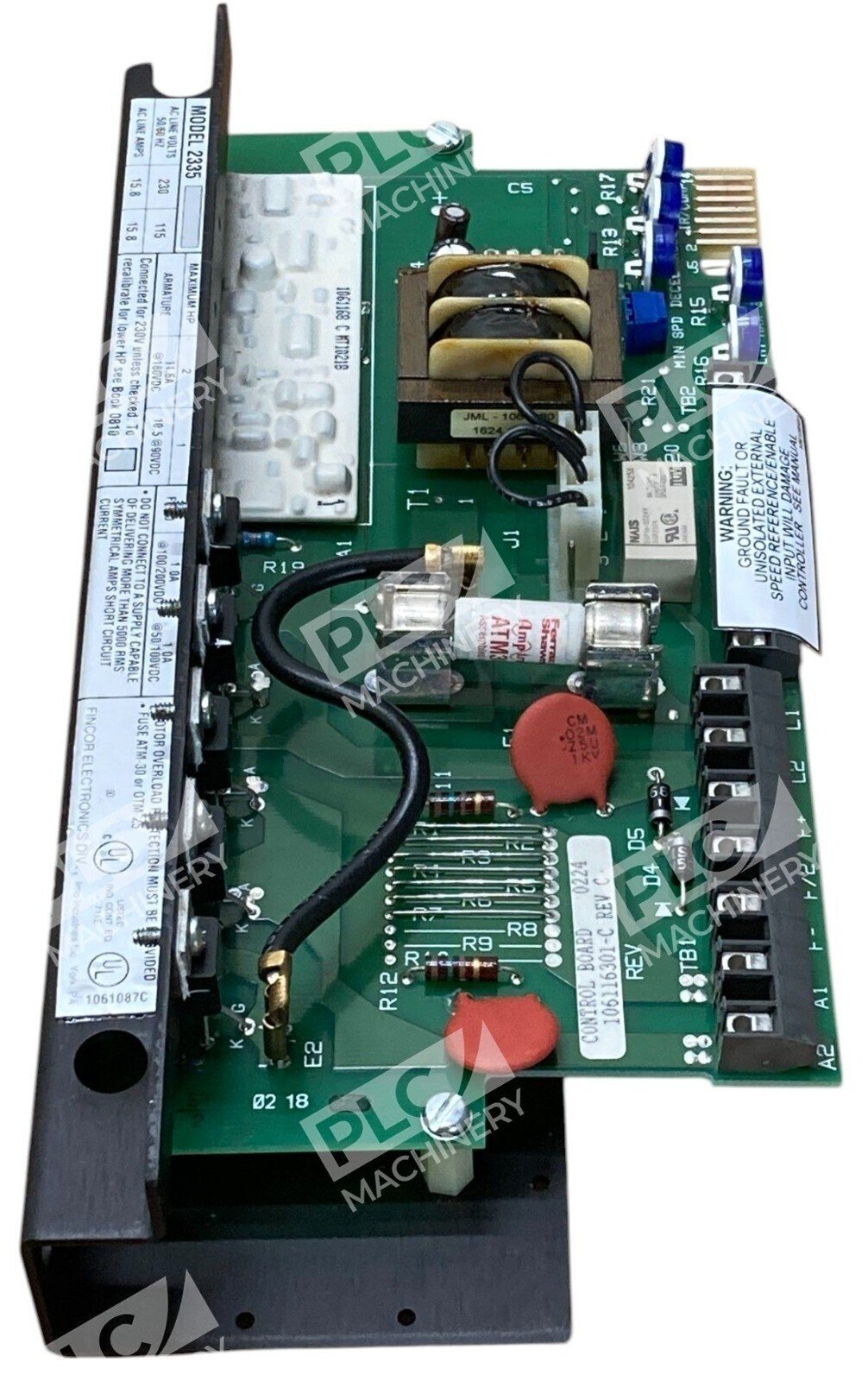 Fincor Electronics Nidec 1 Phase 230VAC/2HP 115VAC/1HP Motor Drive Model 2335
