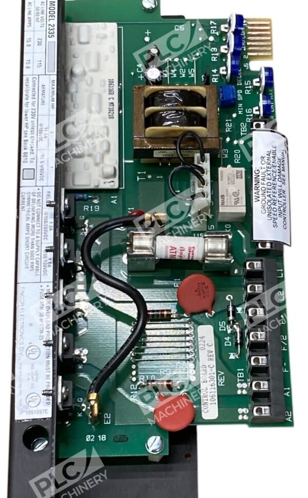 Fincor Electronics Nidec 1 Phase 230VAC/2HP 115VAC/1HP Motor Drive Model 2335 - Image 2