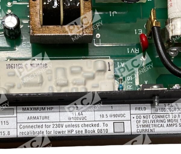 Fincor Electronics Nidec 1 Phase 230VAC/2HP 115VAC/1HP Motor Drive Model 2335 - Image 4