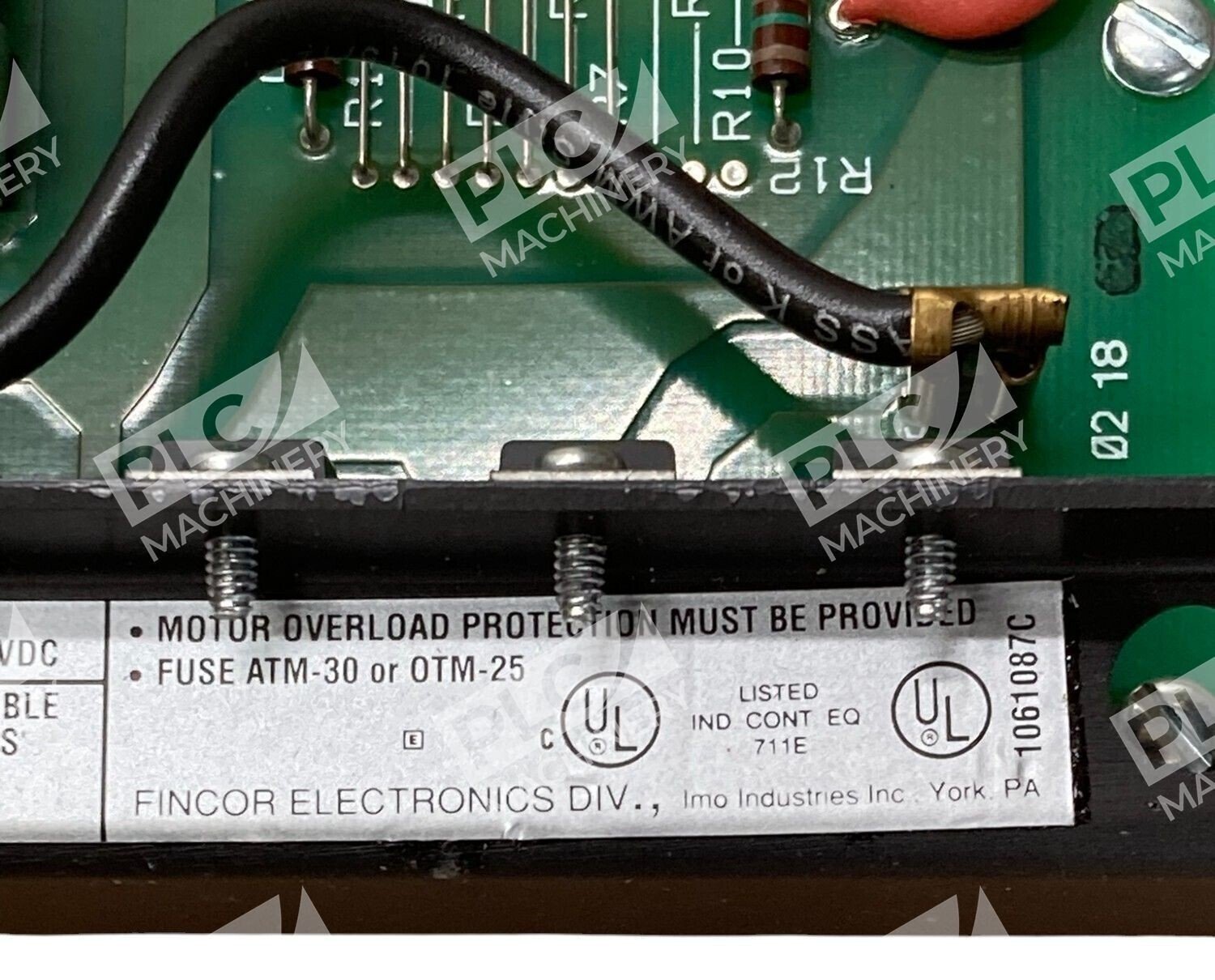 Fincor Electronics Nidec 1 Phase 230VAC/2HP 115VAC/1HP Motor Drive Model 2335 - Image 6