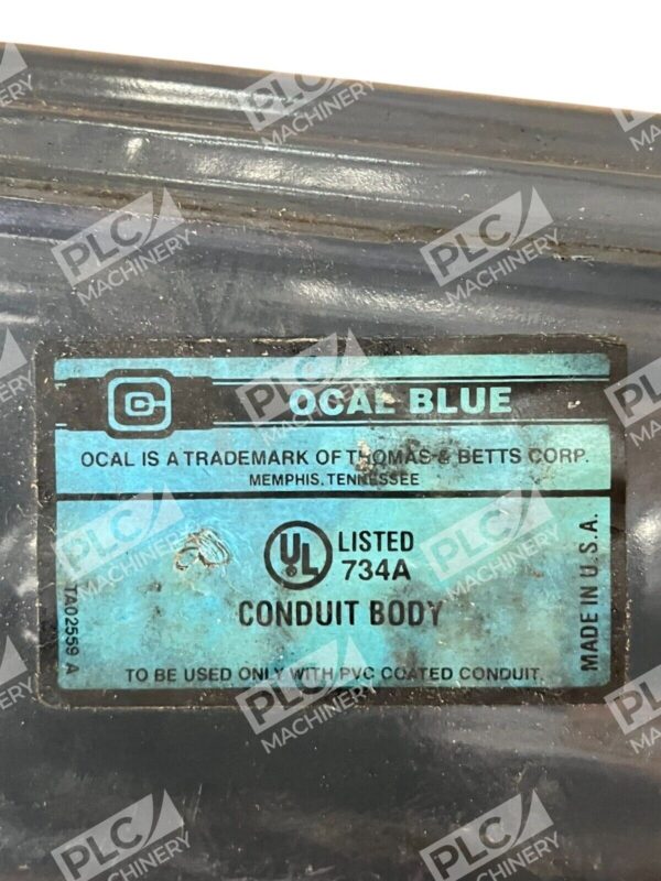 Thomas Betts OCAL Blue TA02559 A 09942797 Conduit Body 734A - Image 3