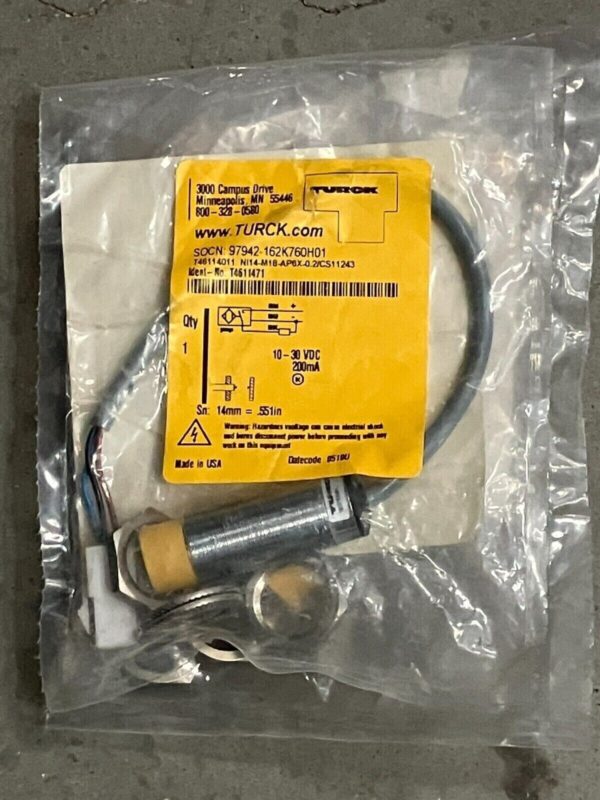 Turck NI14-M18-AP6X-0.2/CS11243 Inductive Sensor T46114011 - Image 2