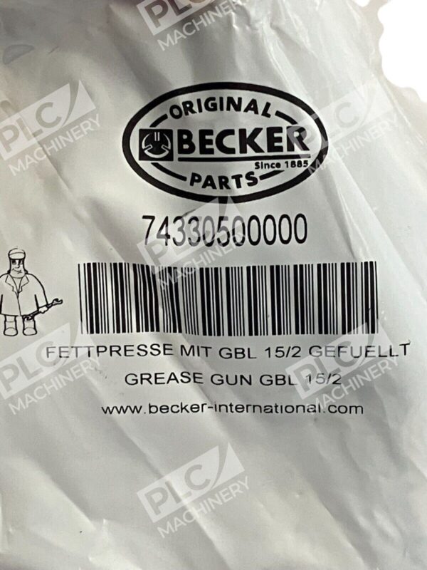 Becker Pumps 74330500000 Grease Gun - Image 2