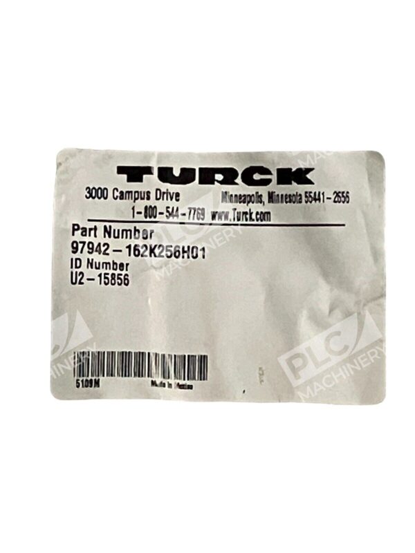 Turck 97942-162K256H01 U2-15856 Cable Assembly - Image 2