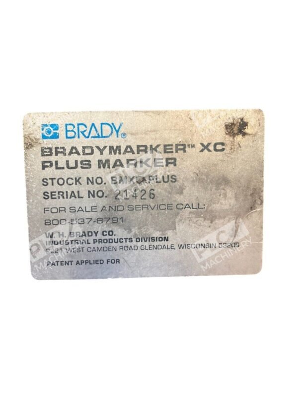 Brady Bradymarker XC Plus Marker Printer w/ Case BMXC Plus - Image 8