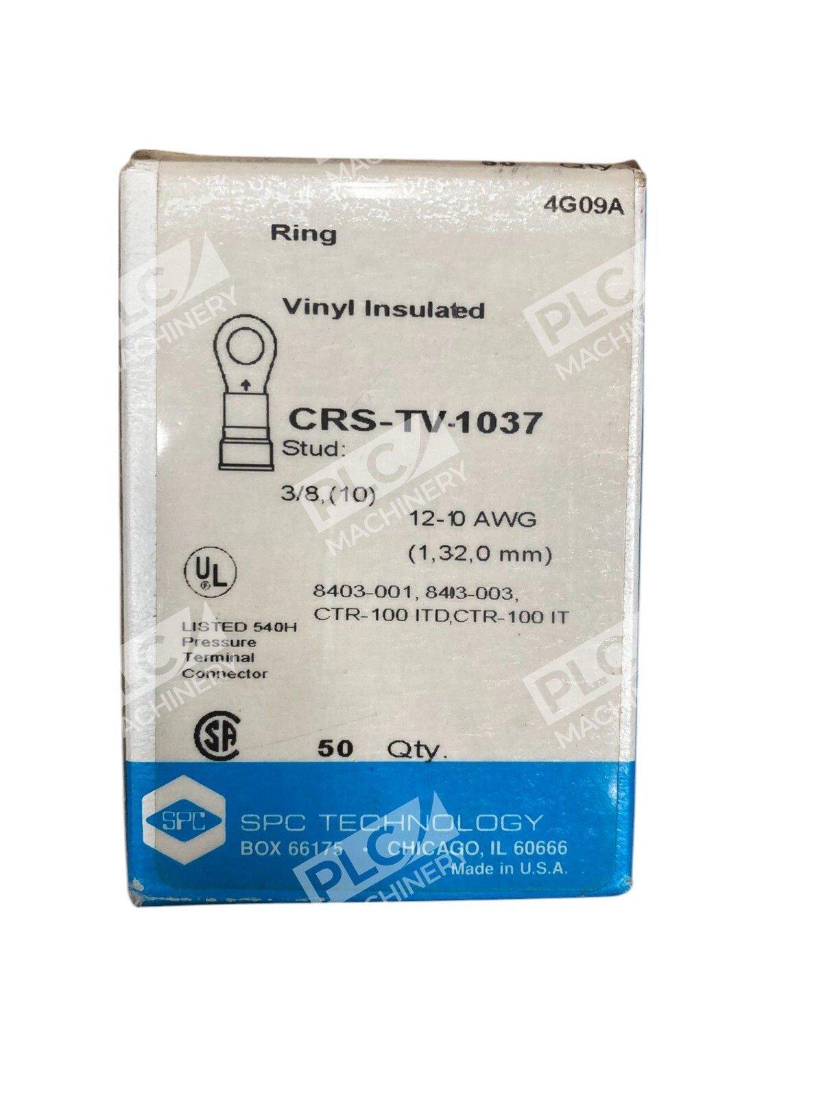 SPC Voltrex Vinyl Insulated 3/8" Stud 12-10AWG CRS-TV-1037 (Box of 50)