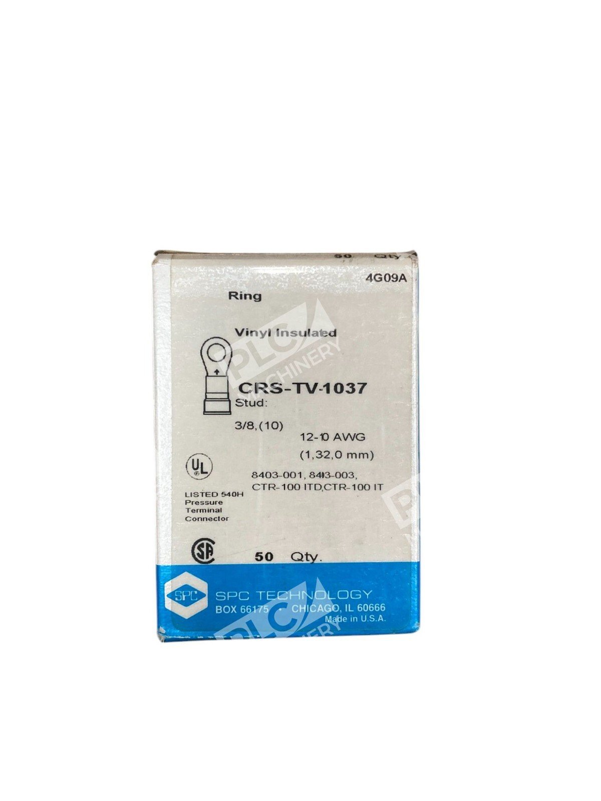 SPC Voltrex Vinyl Insulated 3/8" Stud 12-10AWG CRS-TV-1037 (Box of 50) - Image 3