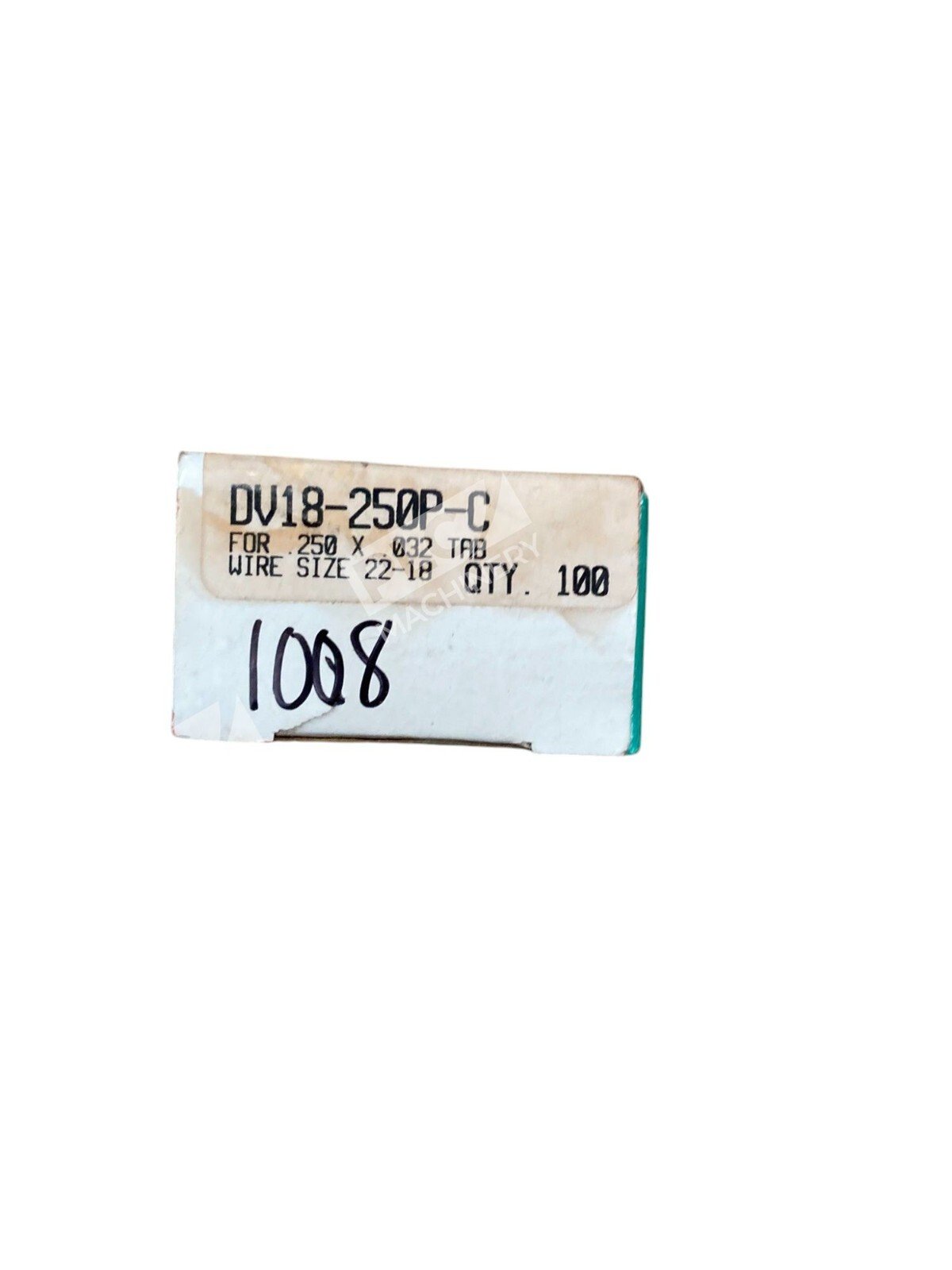 Panduit .250x.032" Tab Wire Size 22-18 Pan-Term Terminals (Box of 100) - Image 2