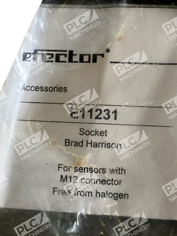 IFM Brad Harrison Efector Cable Socket E11231 - Image 3