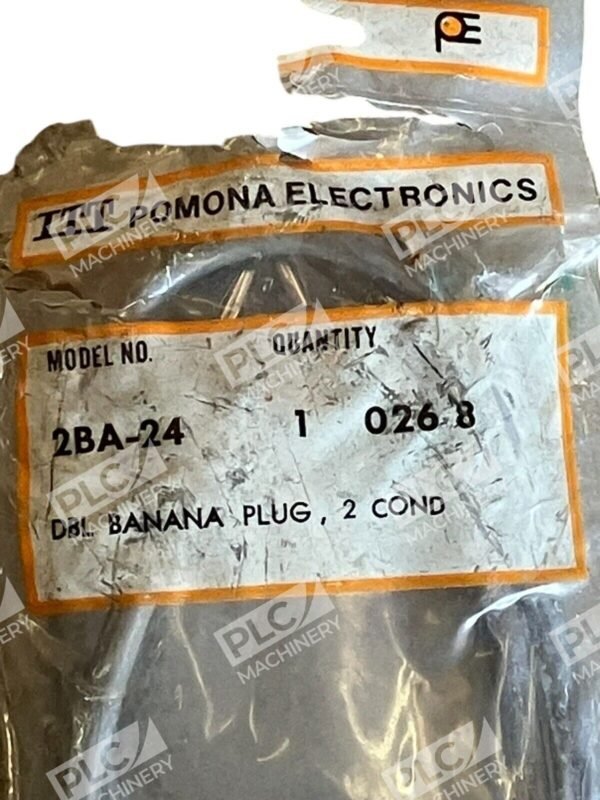 Pomona Electronics ITT Double Banana Plug 2 Cond 2BA-24 - Image 2