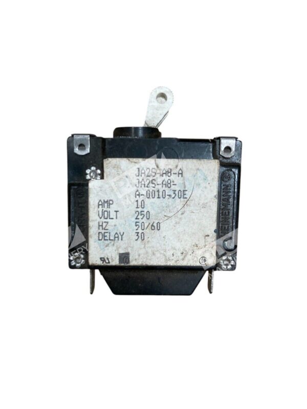 Eaton Heinemann JA2S-A8-A 250V 2P 10A 30D Circuit Breaker JA2S-A8-A-0010-30E