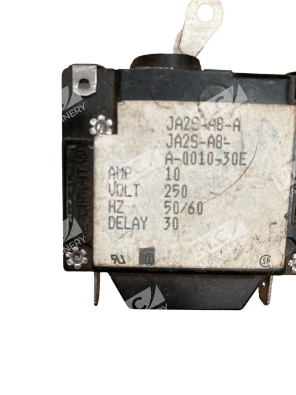 Eaton Heinemann JA2S-A8-A 250V 2P 10A 30D Circuit Breaker JA2S-A8-A-0010-30E - Image 2