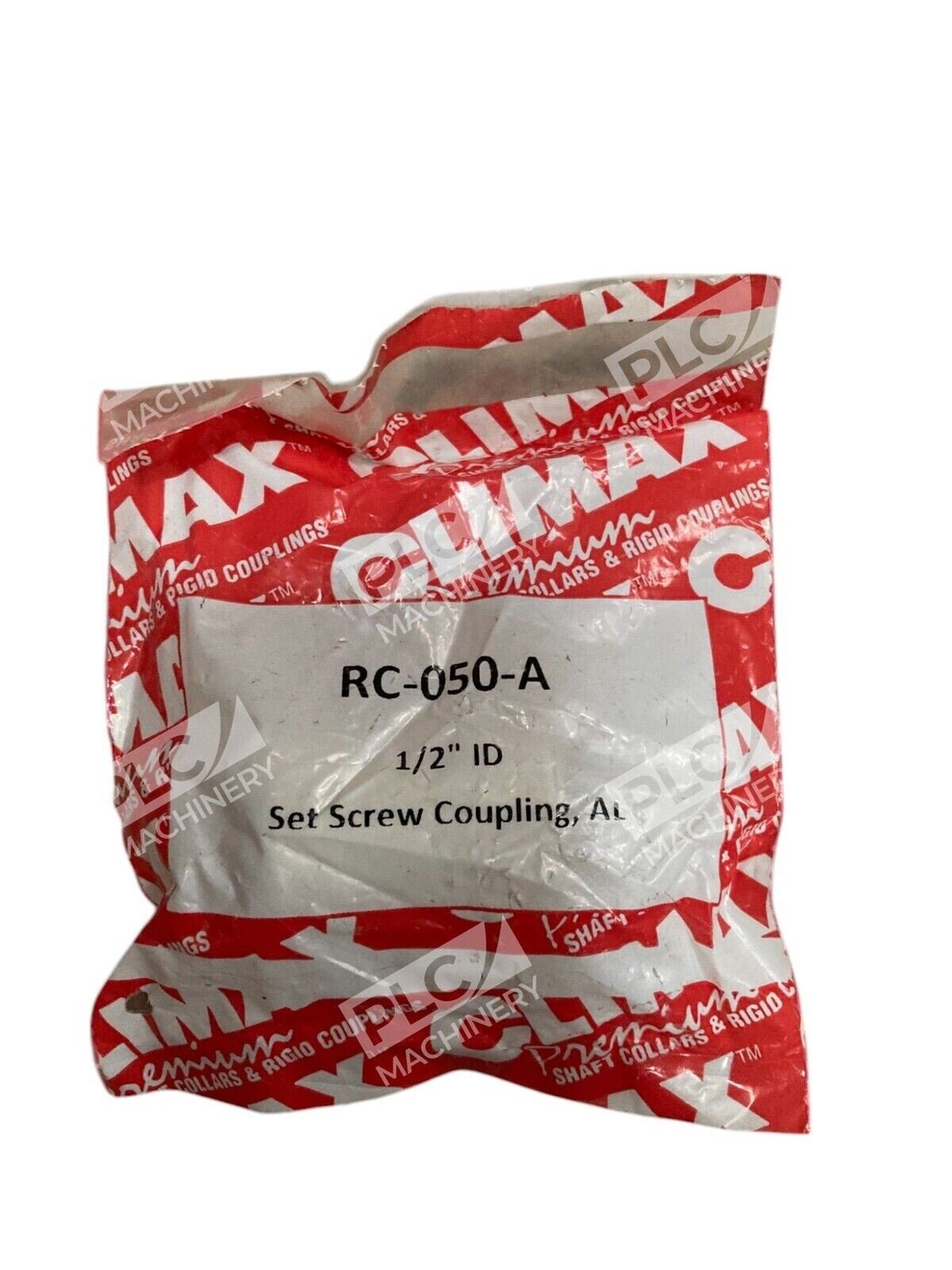 Climax 1/2" ID Set Screw Coupling Aluminum RC-050-A