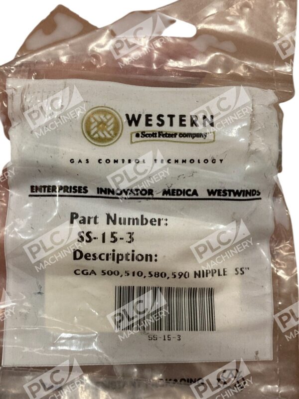 Western Scott Fetzer CGA 500,510,580,590 Nipple SS SS-15-3 - Image 2