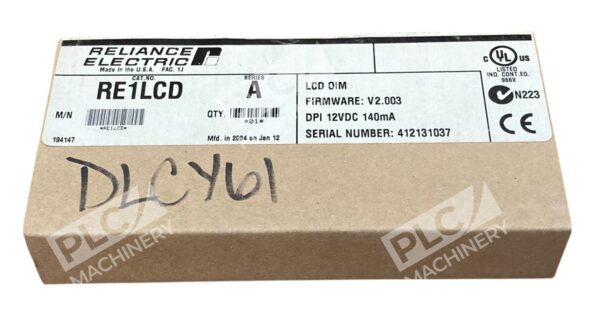 Relaince Electric ABB DPI 12VDC 140mA LCD Operator Interface Module RE1LCD /A