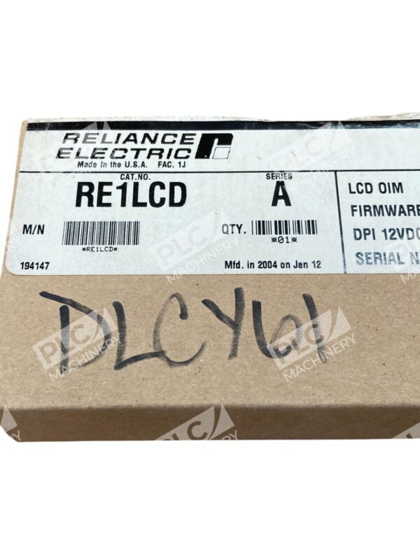 Relaince Electric ABB DPI 12VDC 140mA LCD Operator Interface Module RE1LCD /A - Image 2