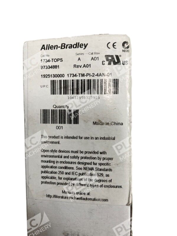 Allen Bradley Point I/O Terminal Base 1734-TOPS /A