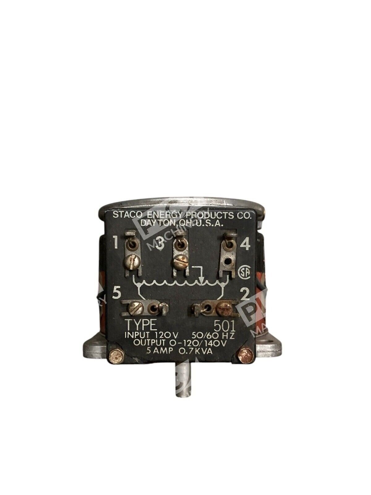 Staco Energy Products 5A 0.7KVA Variac Variable Auto Transformer 501