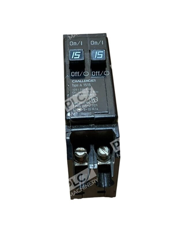 Challenger A 1515 Circuit Breaker 2 Pole J721 15A 15Amp