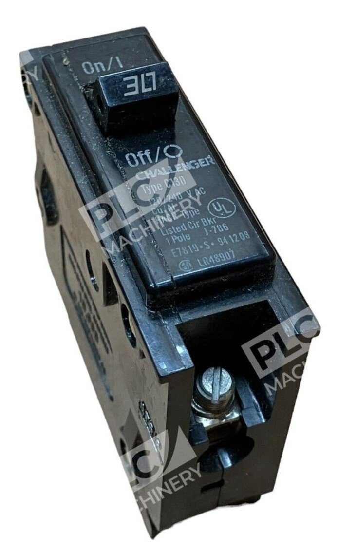 Challenger C130 Circuit Breaker 1 Pole J-786 30A 30Amp