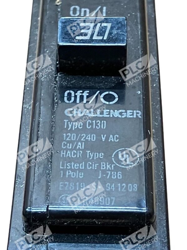 Challenger C130 Circuit Breaker 1 Pole J-786 30A 30Amp - Image 2
