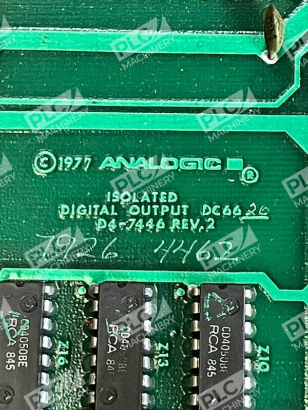Analogic Isolated Digital Output DC6620 D4-7446 Rev 2 - Image 2