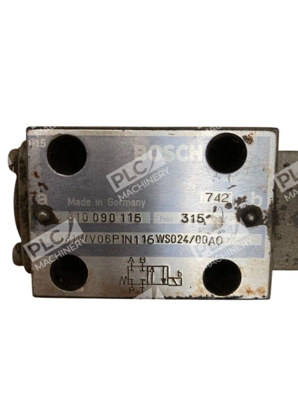 Bosch 315Pmax 0810090115 Solenoid Valve 081WV06P1N116WS024/00AO - Image 2