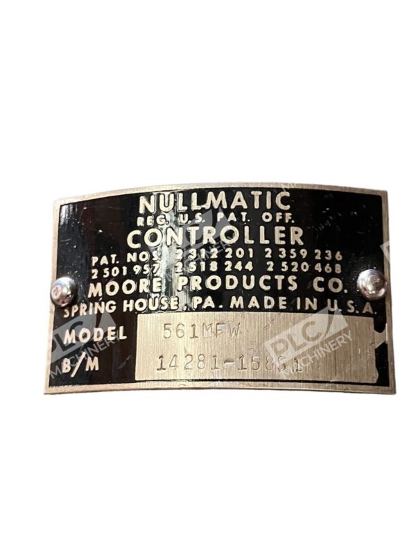 Moore Product Co Nullmatic Controller 14281-158S1 561MFW - Image 2