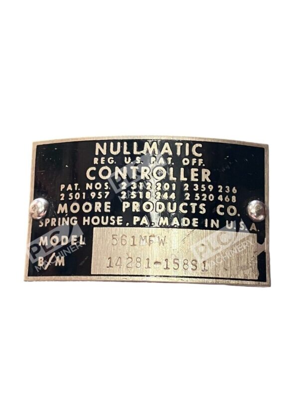Moore Product Co Nullmatic Controller 14281-158S1 561MFW - Image 3