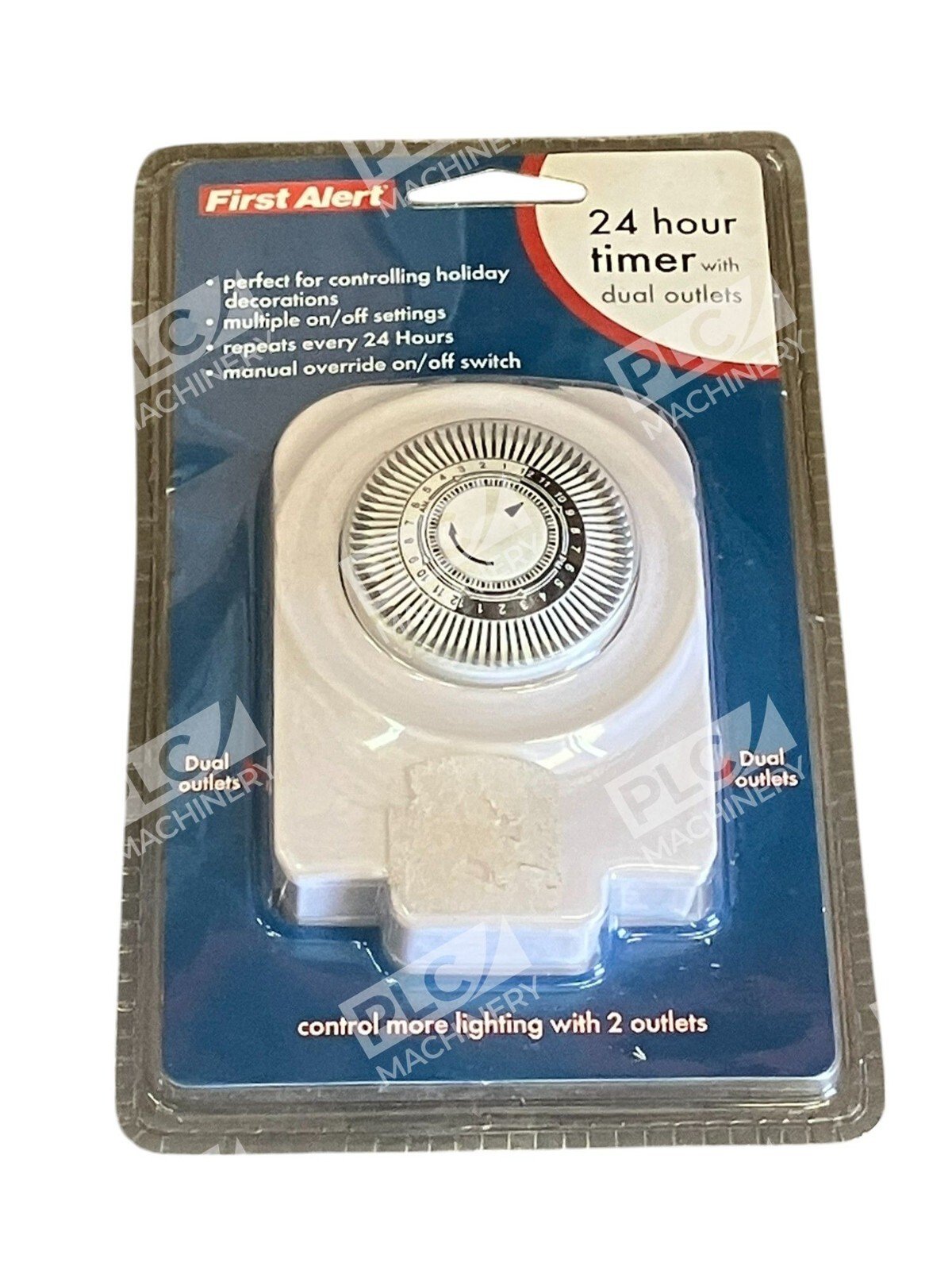 First Alert 24 Hour Timer W/ Dual Outlets 24T2