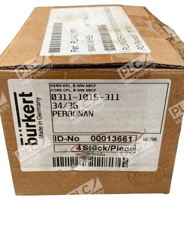 Burkert 0311-1015-311 34/36 Perbunan Plunger 013661 (Box of 4) - Image 2