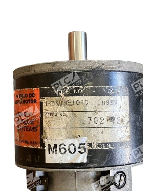 EG&G Torque Systems PM Field DC Servo Motor MH3599-101C - Image 2