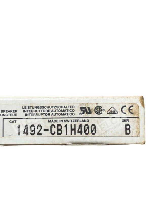 Allen Bradley 1492-CB1H400 /B 40A Circuit Breaker - Image 2
