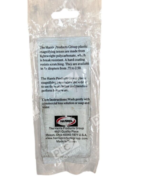 Harris 2x4-1/4" 1.50 Diopter Plastic Mag Lens 1080703 - Image 2