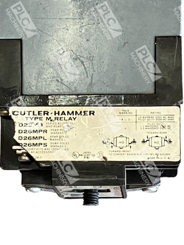 Cutler Hammer D26MB Type M Relay - Image 2