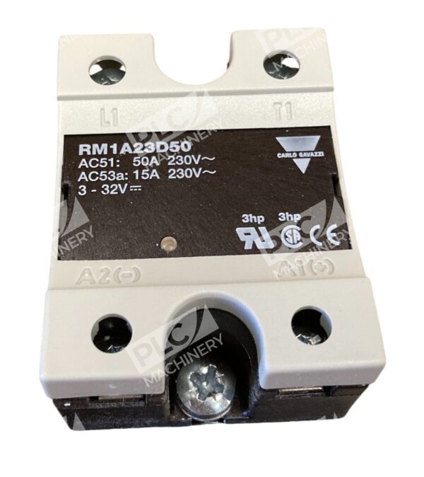 Carlo Gavazzi AC1 50A 230V AC53a 15A 230V 3-32V 3hp Solid State Relay RM1A23D50 - Image 4