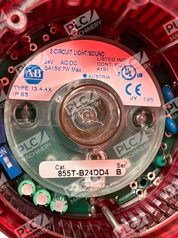 Allen Bradley 2-Circuit Light/Sound Red 855T-B24DD4 /B - Image 2