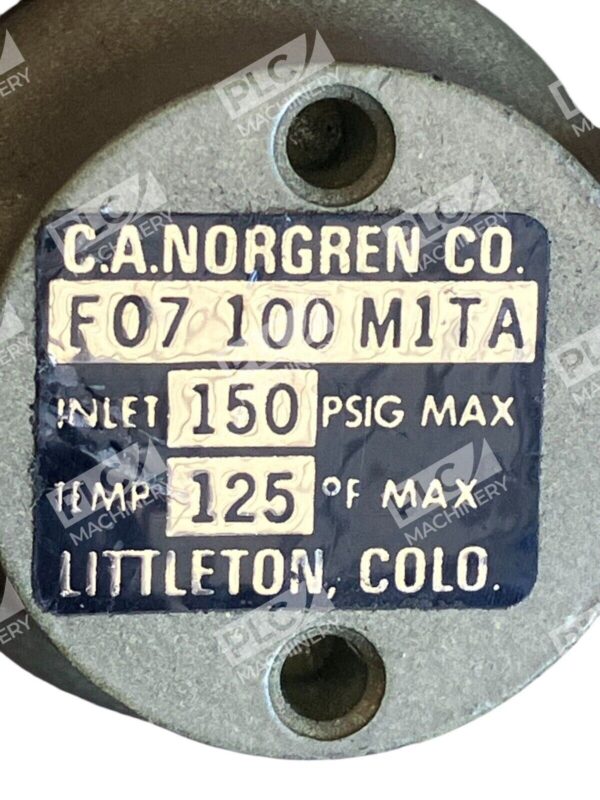 Norgren Pneumatic Filter F07-100-M1TA - Image 2