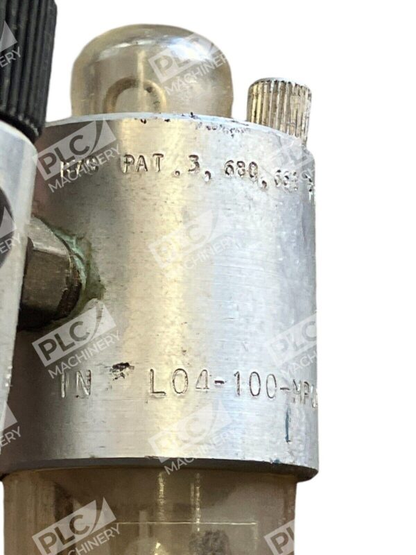 Norgren Pneumatic Regulator B04-102-M1KA W/ Lubricator L04-100-MPQA - Image 2