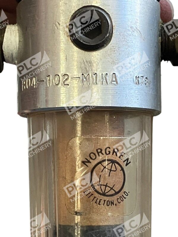 Norgren Pneumatic Regulator B04-102-M1KA W/ Lubricator L04-100-MPQA - Image 5