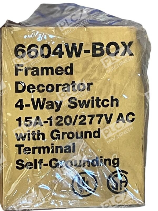 Eagle White Framed Decorator 4-Way Switch 15A 120/277VAC 6604W-BOX (lot of 2) - Image 3