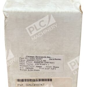 Orange Research 1201PG-1A-2.5B 3000PSI Pressure Gauge 1201-S1007