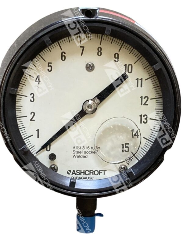 Ashcroft 1TF-20981-008 4-1/2" Lower Connector Duragauge 45-1279-RS-04L-15# - Image 3