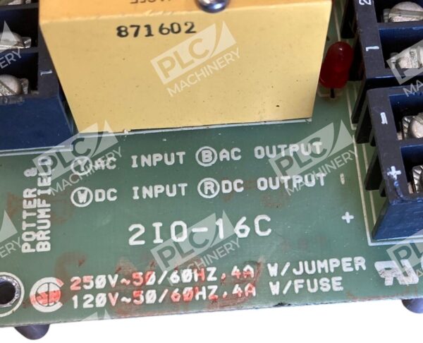 Potter & Brumfield P&B 40E1268 870401 I/O Module With Relays 2IO-16C - Image 3