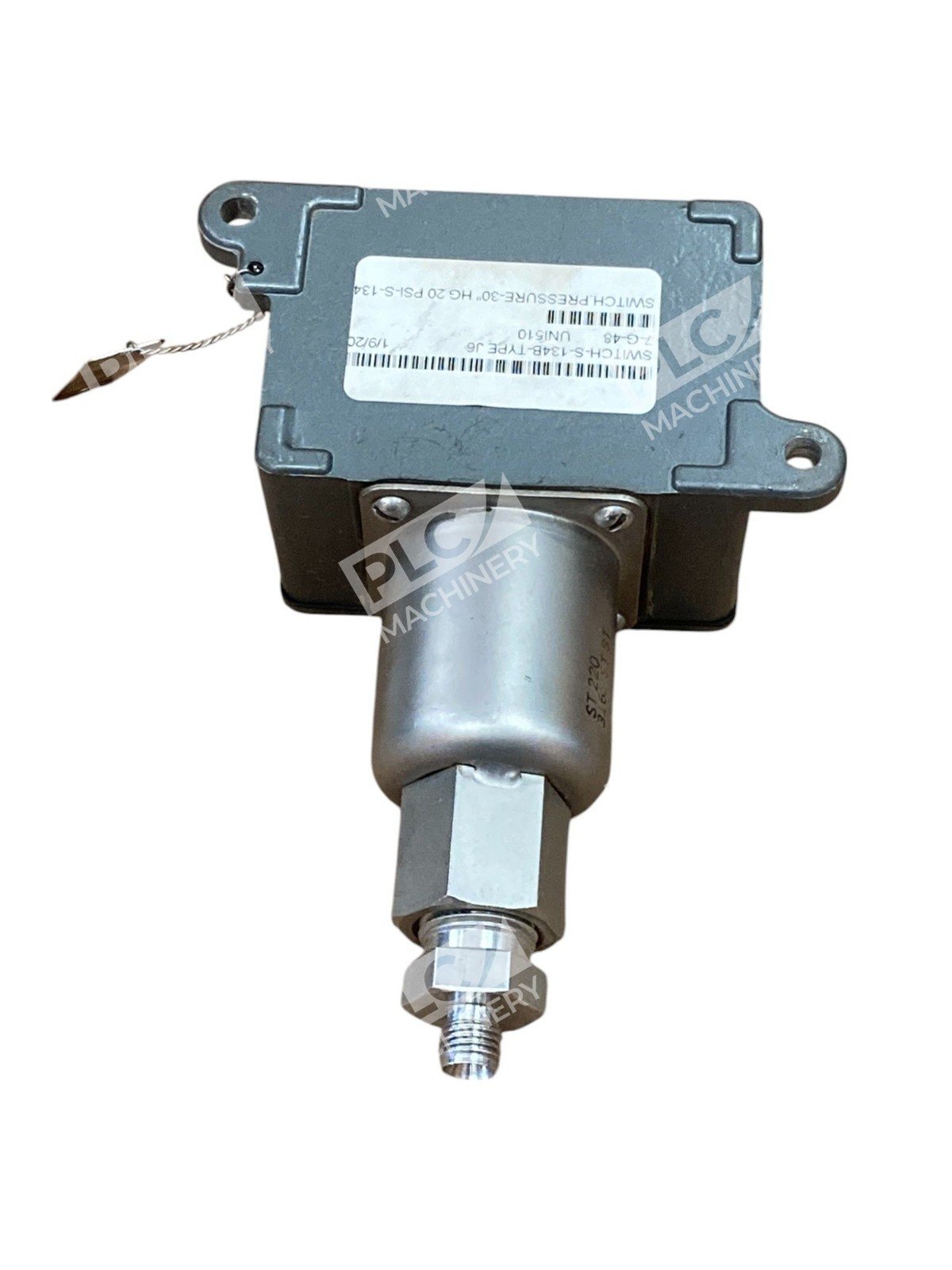 United Electric UE 15A 30"HGV-20 PSI 25PSI 172kPa Pressure Switch J6-S134B - Image 2