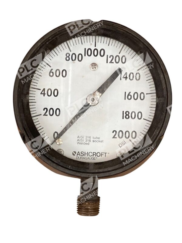 Ashcroft 0-2000PSI Duragauge Q-8451