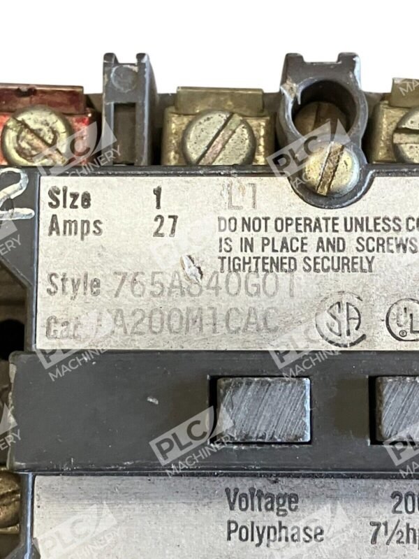 Westinghouse 27A Starter 765A640G01 A200M1CAC - Image 2