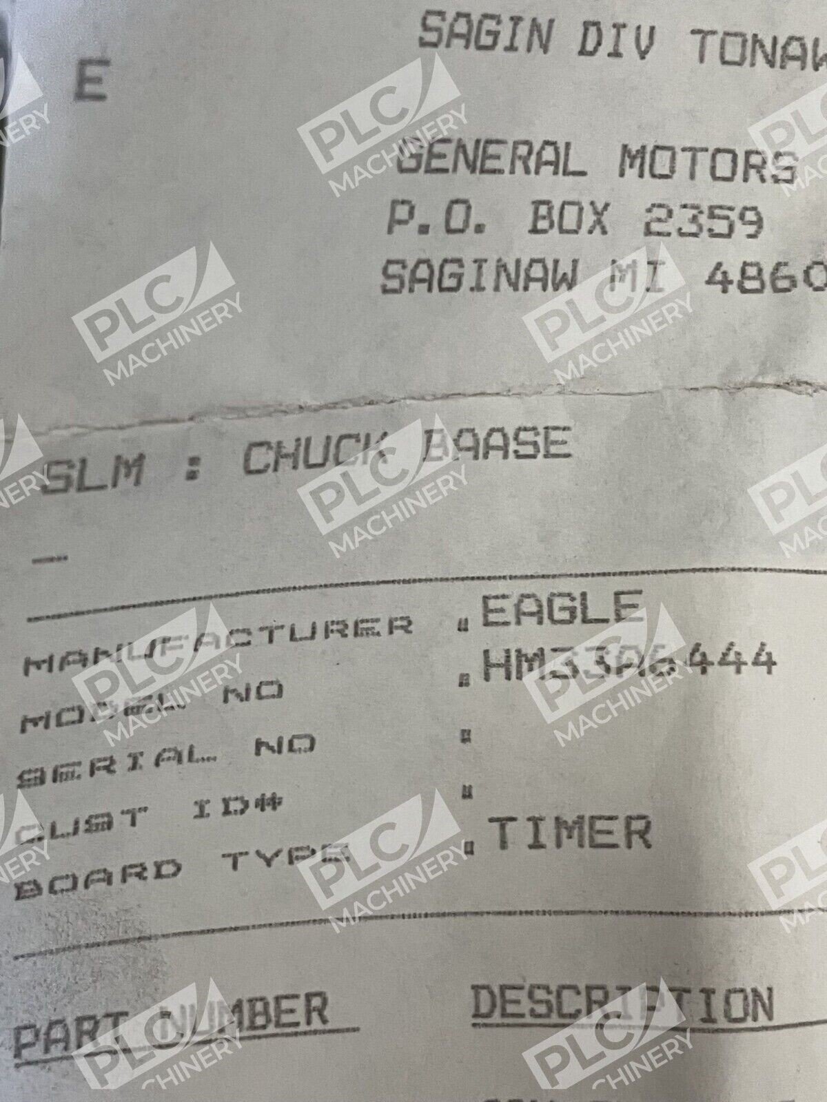 Eagle Signal Timer HM33A6444 - Image 2